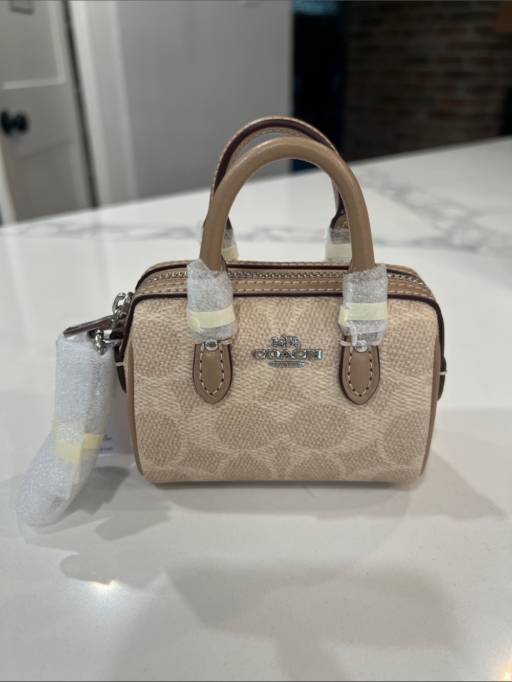 COACH. Mini Rowan Bag Charm.. - Picture 5 of 13